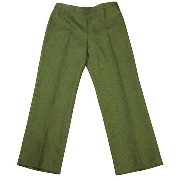 NWT Le Suit Green Pant Suit Bootcut Wide Leg Corporate Business Work 12 Y2K - Picture 8 of 10